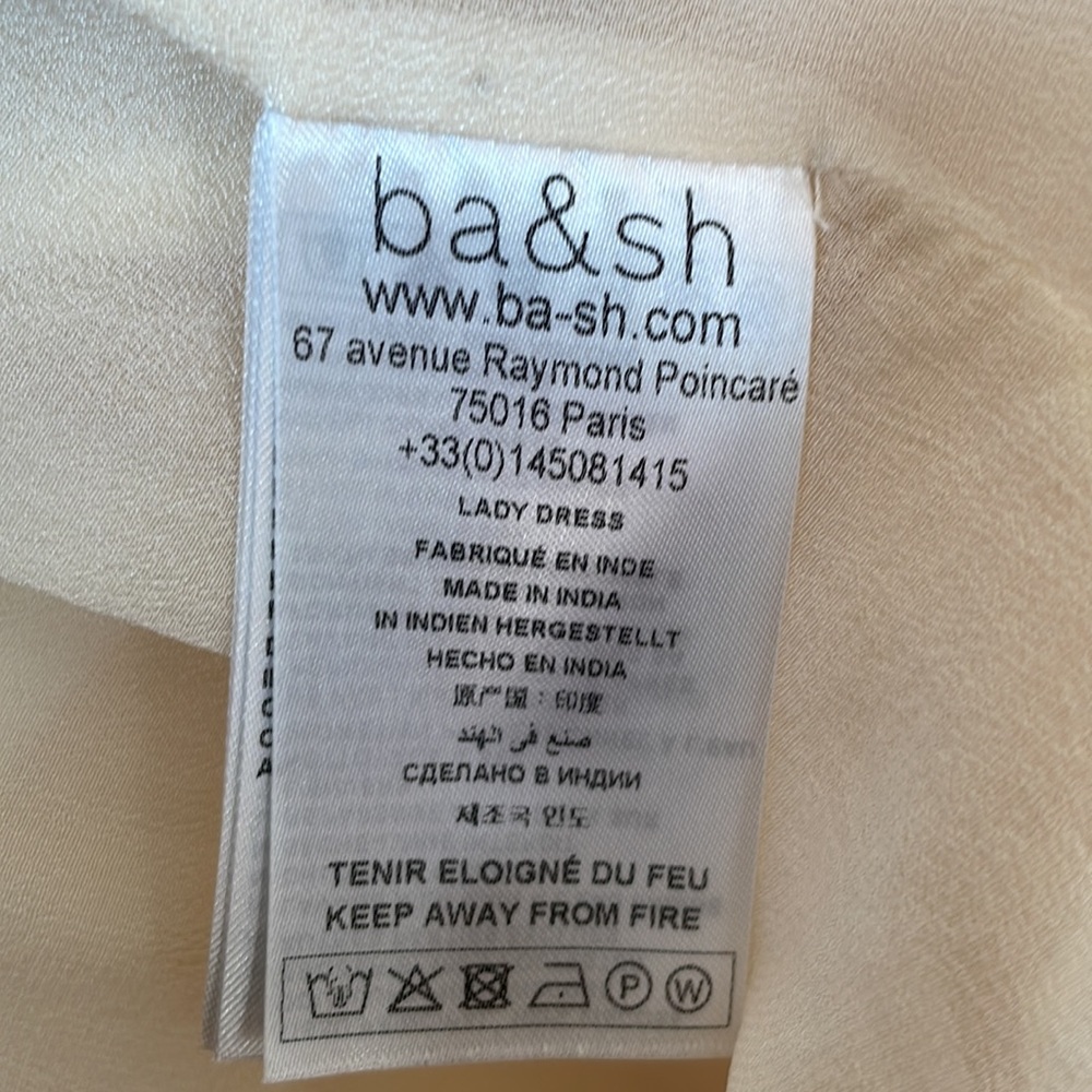 BA&SH Colombe Embroidered Shift Dress - Picture 4 of 4